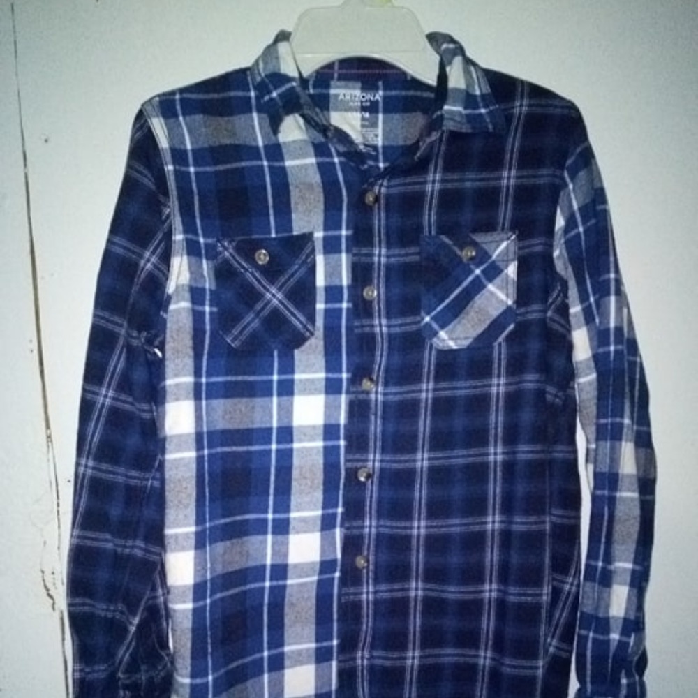 Arizona Jean Co Plaid Flannel Shirt NWOT